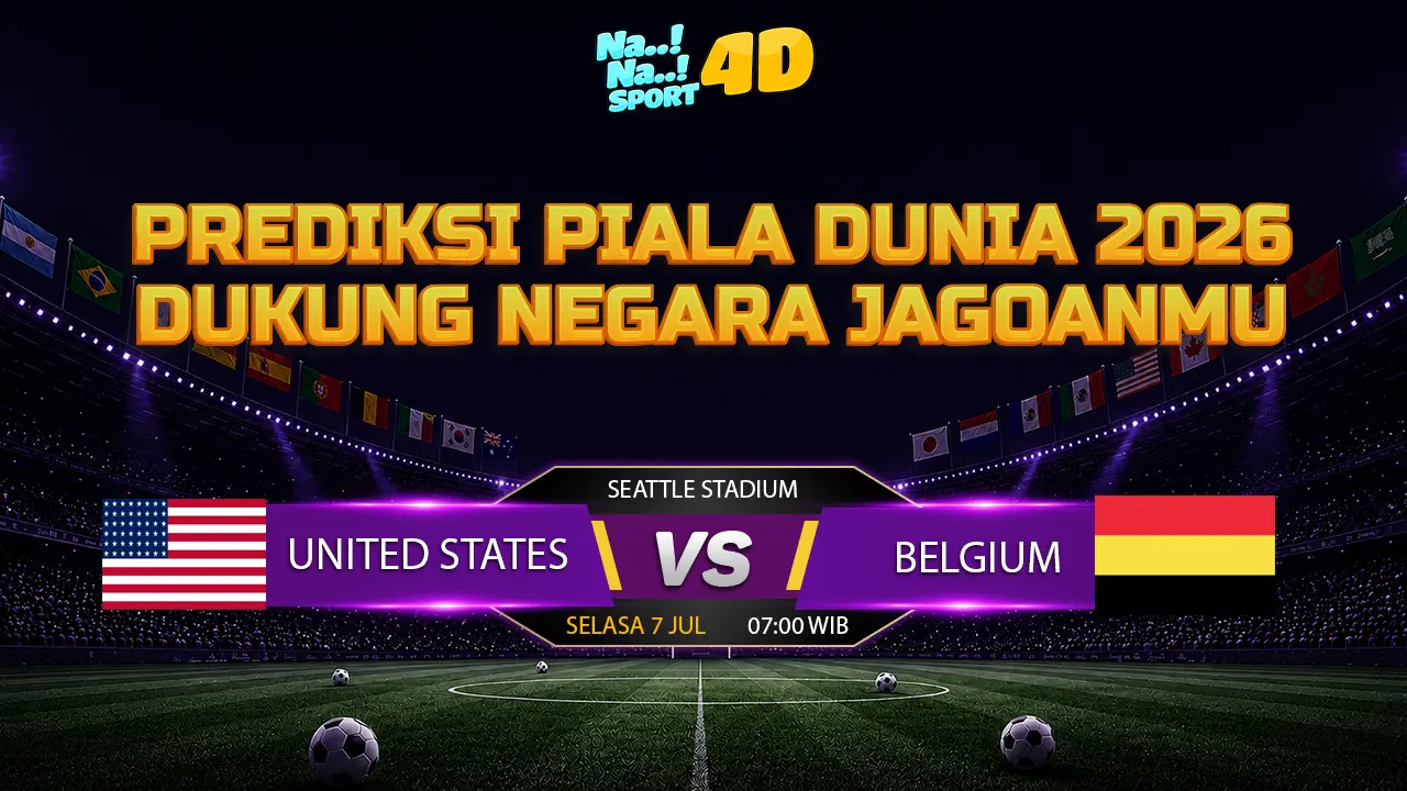 PREDIKSI MATCH AMERIKA (U.S.A) VS BELGIUM TGL 7 JULI 2026 GAMPANG TEMBUS